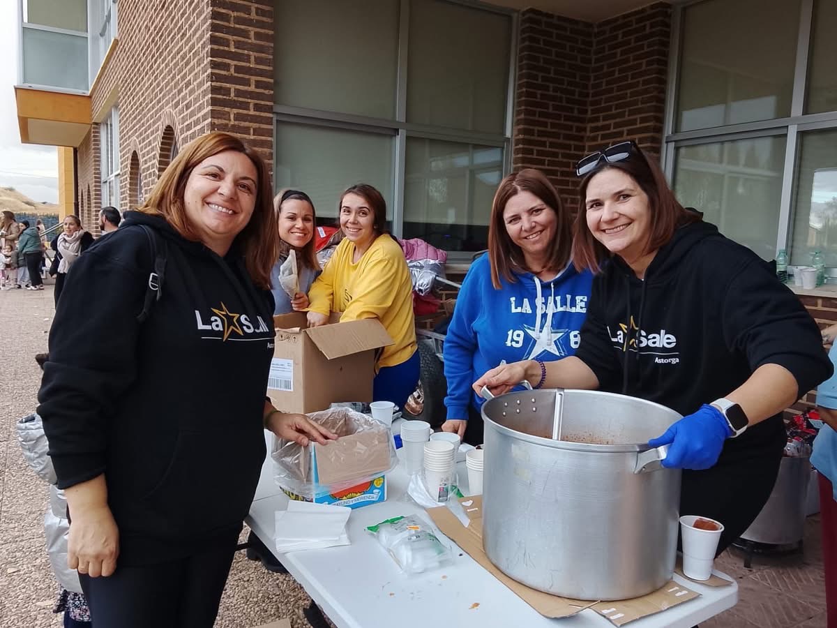 Gran tarde de Magosto en La Salle Astorga